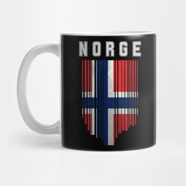 Norway flag, norwegian flag by eka123